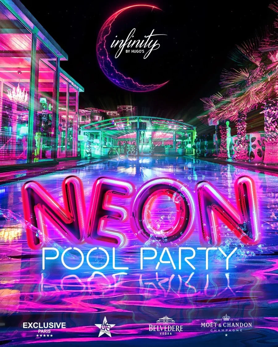 Flyer Neon Pool Hugo’s