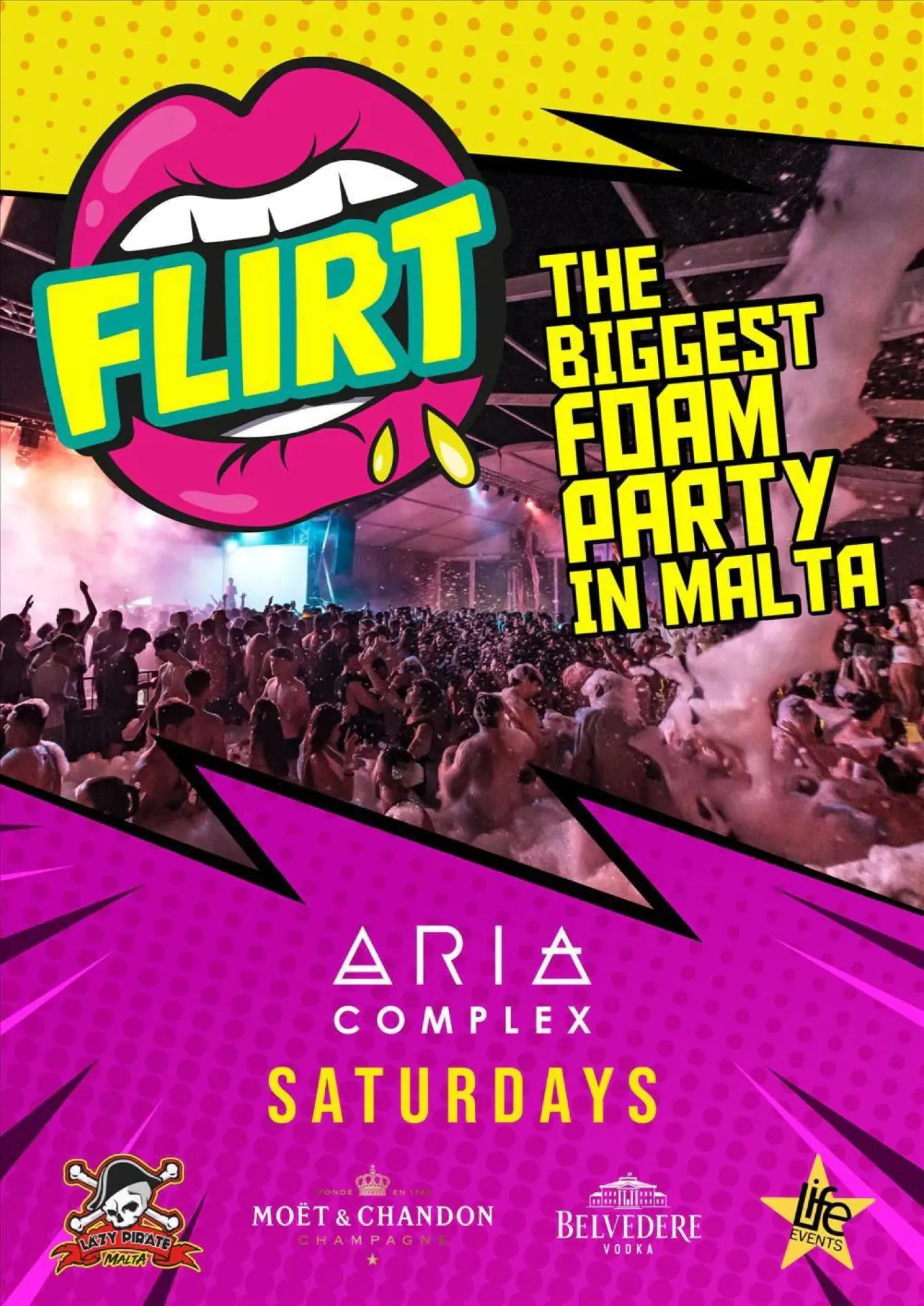 Flirt Foam Party à l’Aria Complex